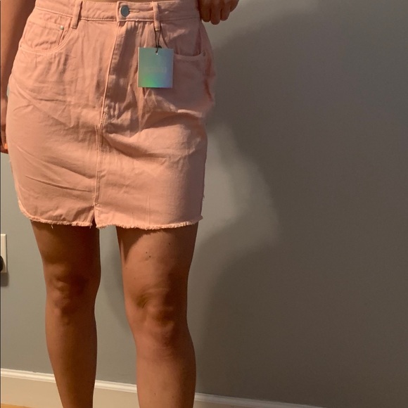 Missguided Fringe Dress/Pink Denim Skirt *BUNDLE* - Picture 4 of 6